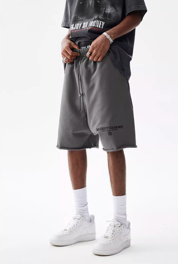 MEDM M Buckle Cut Off Shorts