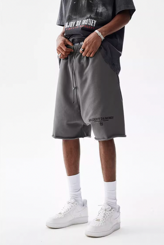 MEDM M Buckle Cut Off Shorts