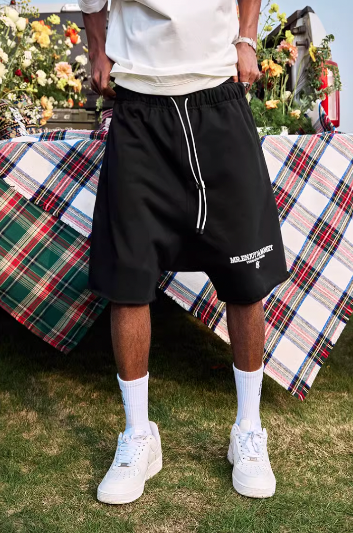 MEDM M Buckle Cut Off Shorts