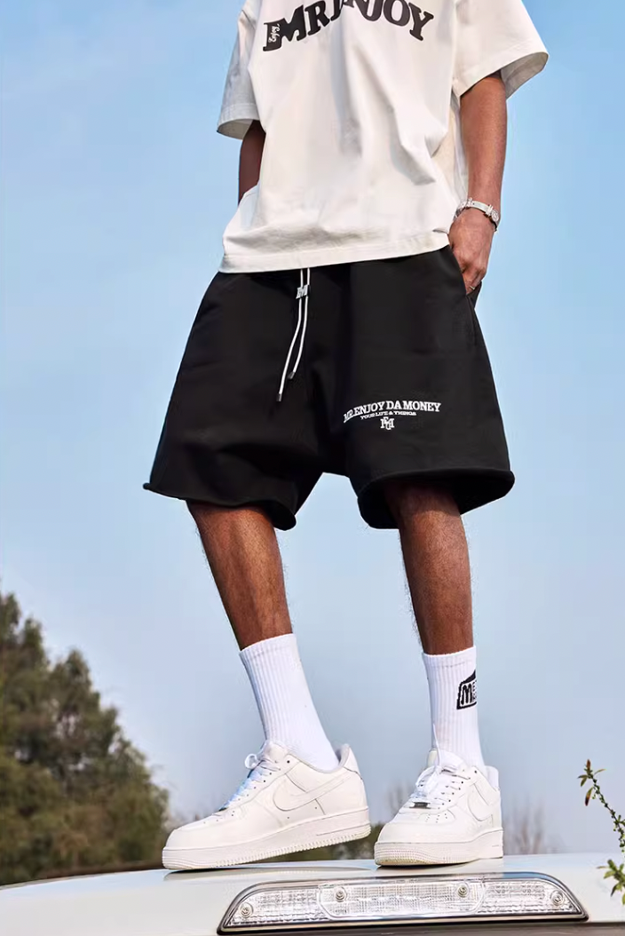 MEDM M Buckle Cut Off Shorts