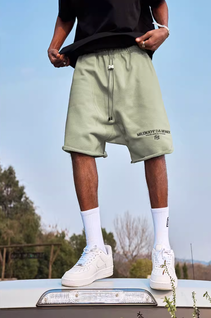 MEDM M Buckle Cut Off Shorts