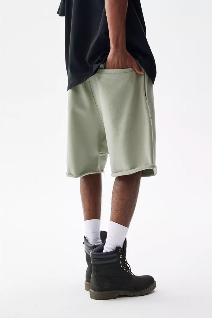 MEDM M Buckle Cut Off Shorts