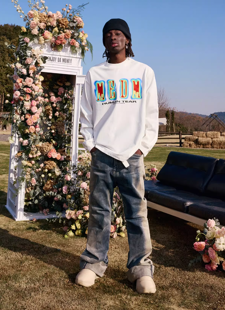 MEDM Hot Imaging Printed Long Sleeve Tee