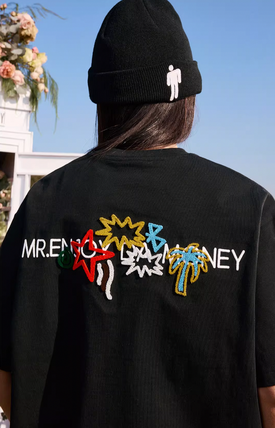 MEDM Coconut Star Embroidered M Label Tee