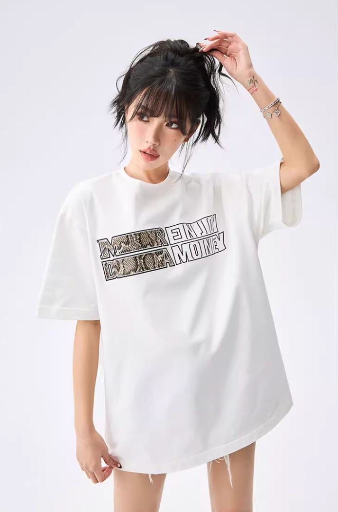 MEDM Leopard Snake Texture Tee