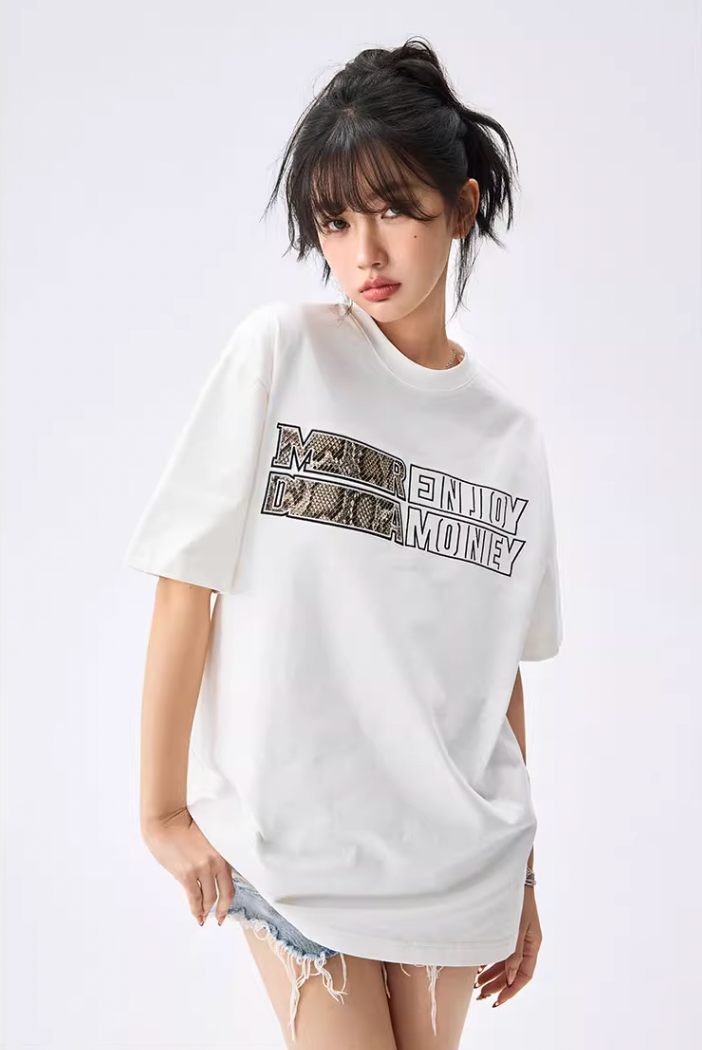 MEDM Leopard Snake Texture Tee