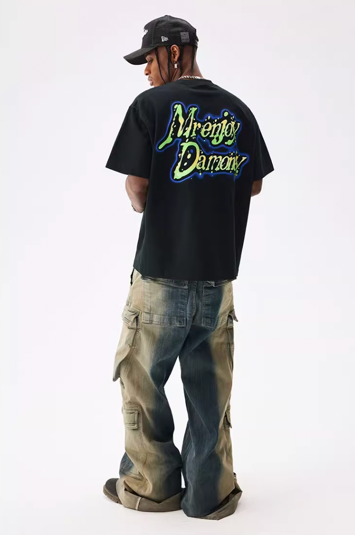 MEDM Water Drop Letters Tee