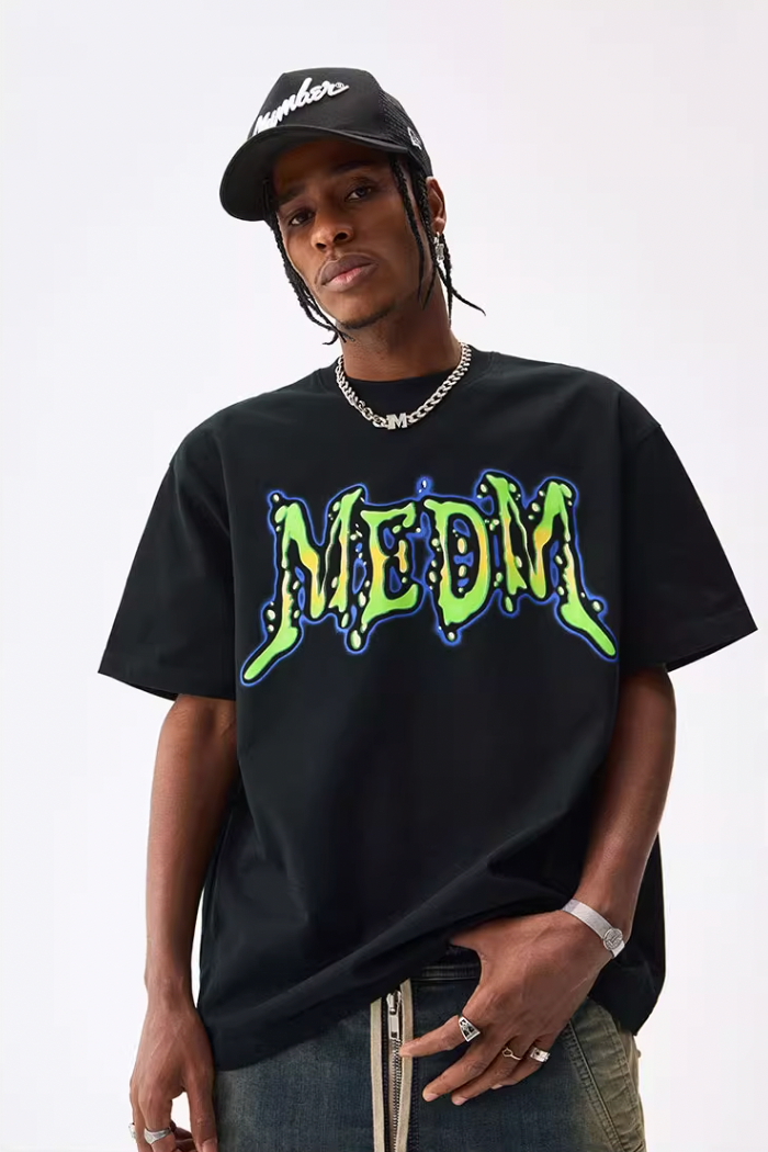 MEDM Water Drop Letters Tee