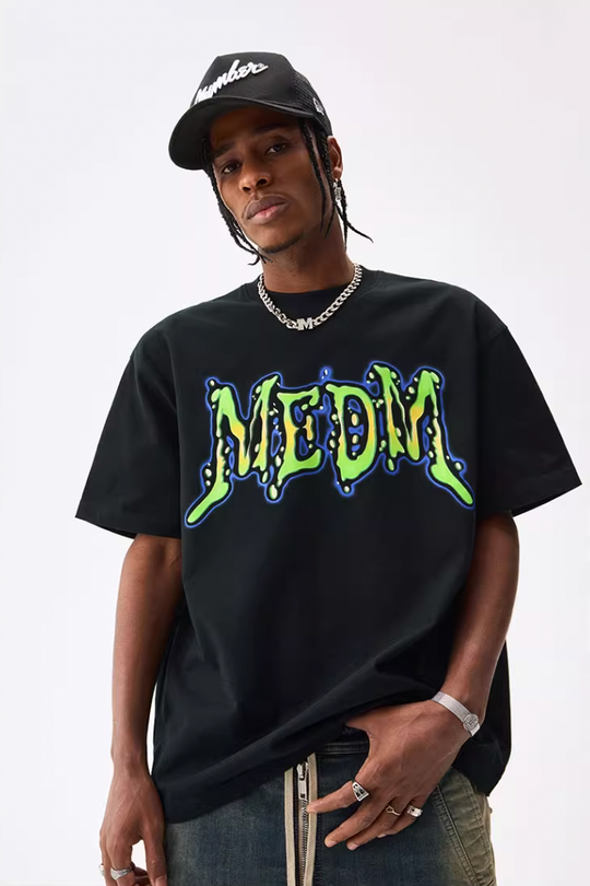 MEDM Water Drop Letters Tee