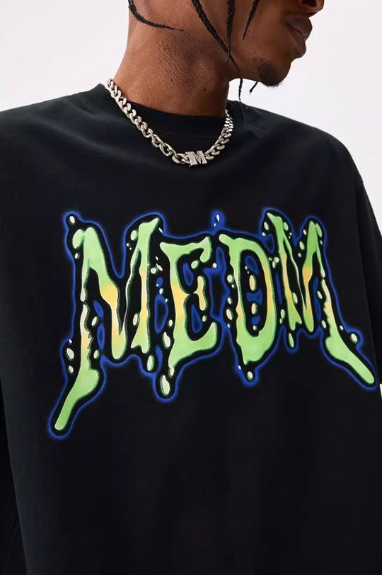 MEDM Water Drop Letters Tee