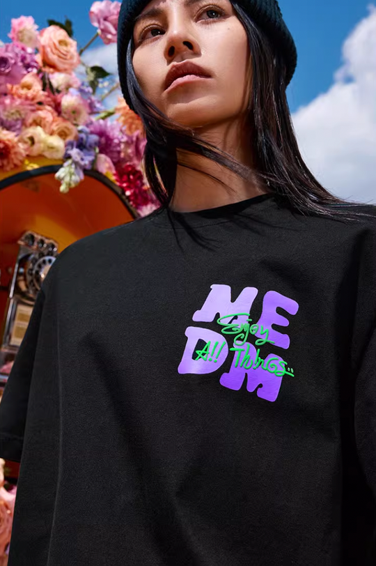 MEDM Graffiti Letters Printed Tee