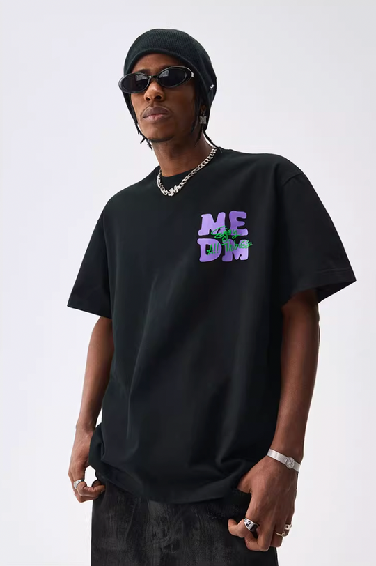 MEDM Graffiti Letters Printed Tee