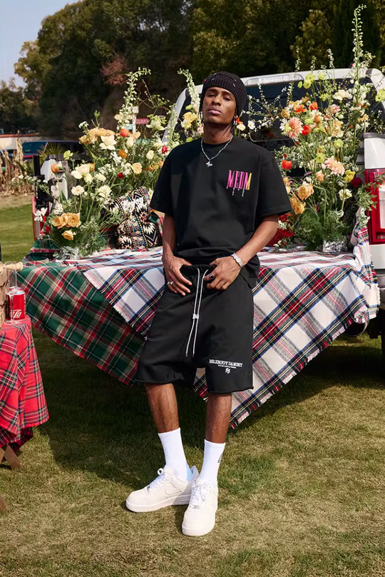 MEDM Letter Gradient Printing Tee