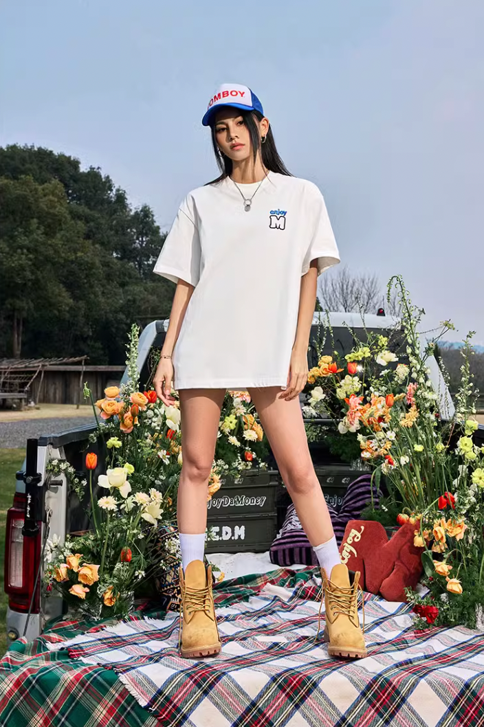 MEDM Contrasting Color M Basic Tee