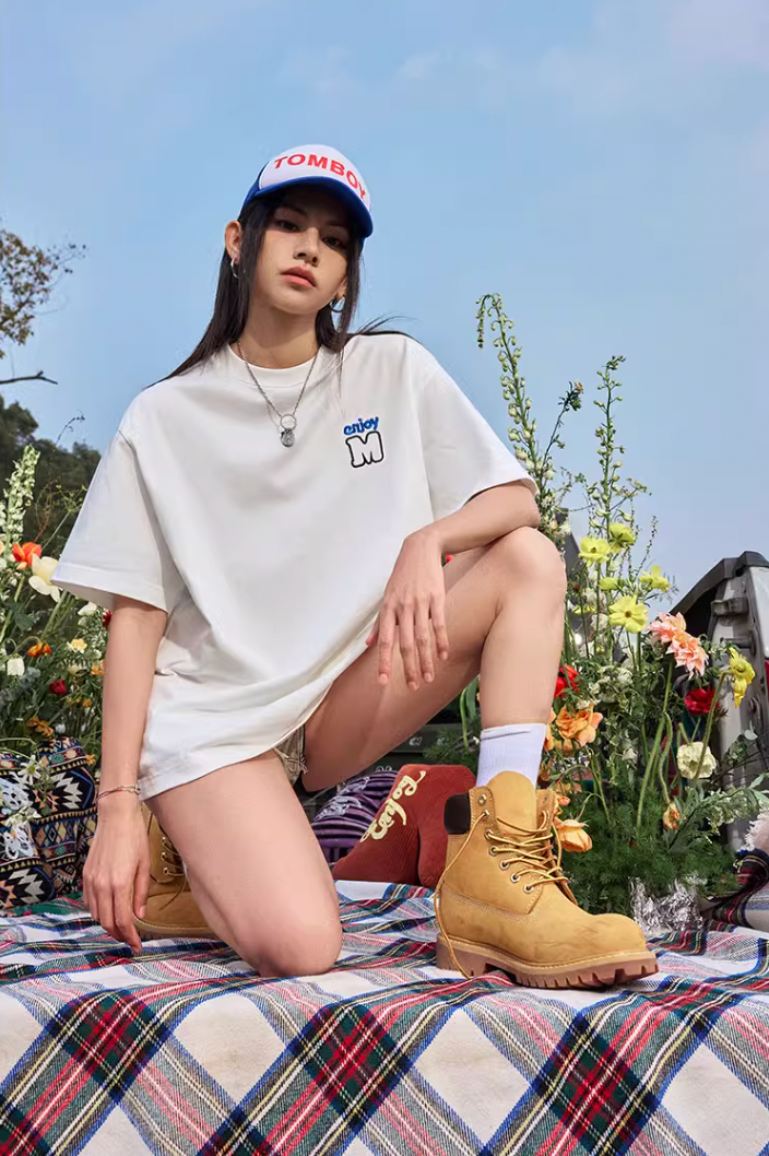 MEDM Contrasting Color M Basic Tee