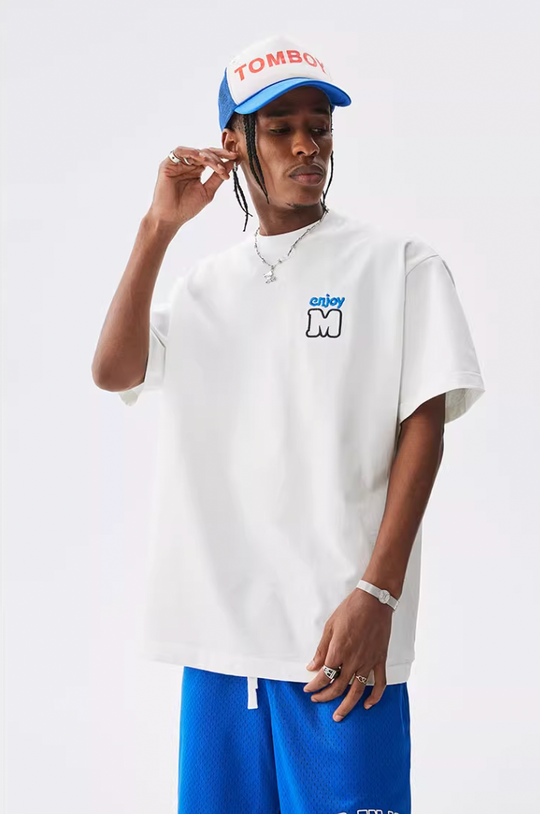 MEDM Contrasting Color M Basic Tee