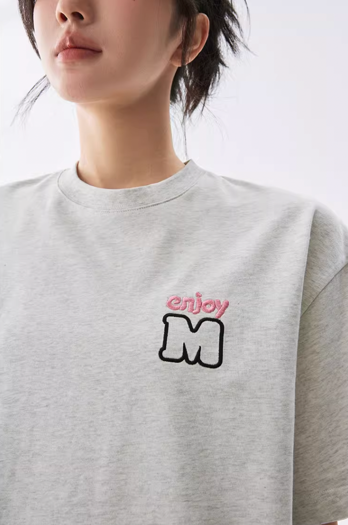 MEDM Contrasting Color M Basic Tee