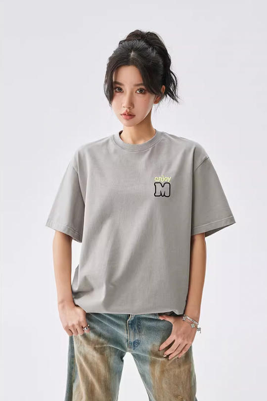 MEDM Contrasting Color M Basic Tee