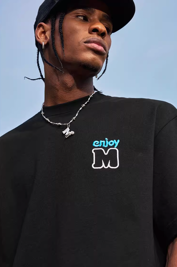 MEDM Contrasting Color M Basic Tee