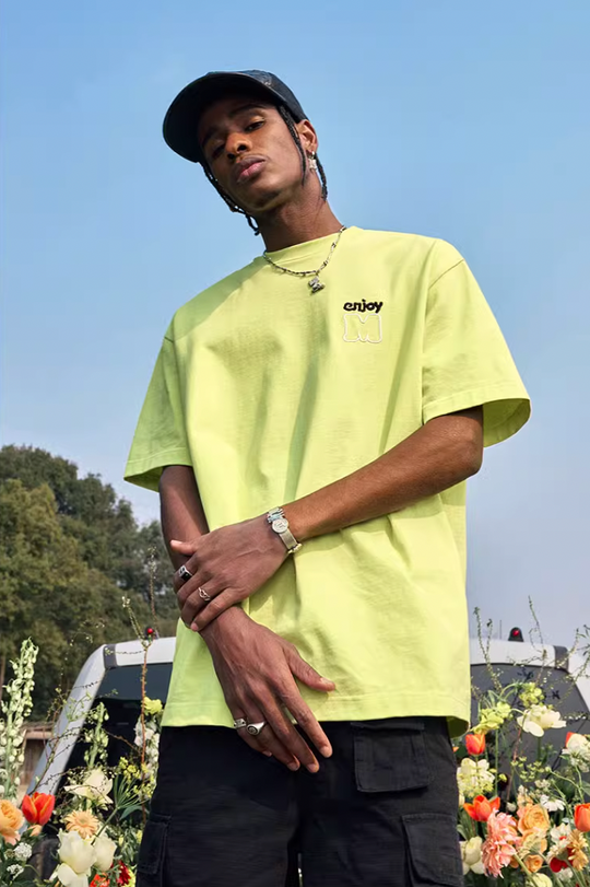 MEDM Contrasting Color M Basic Tee