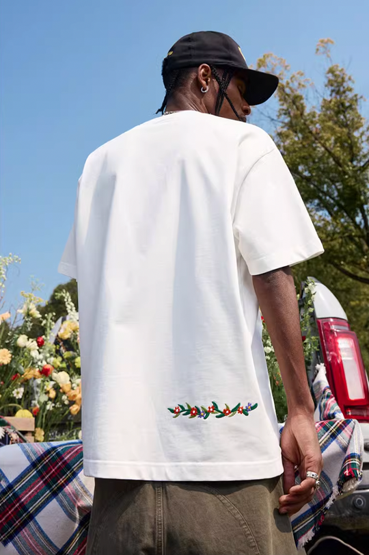 MEDM Capsule Wreath Embroidery Tee