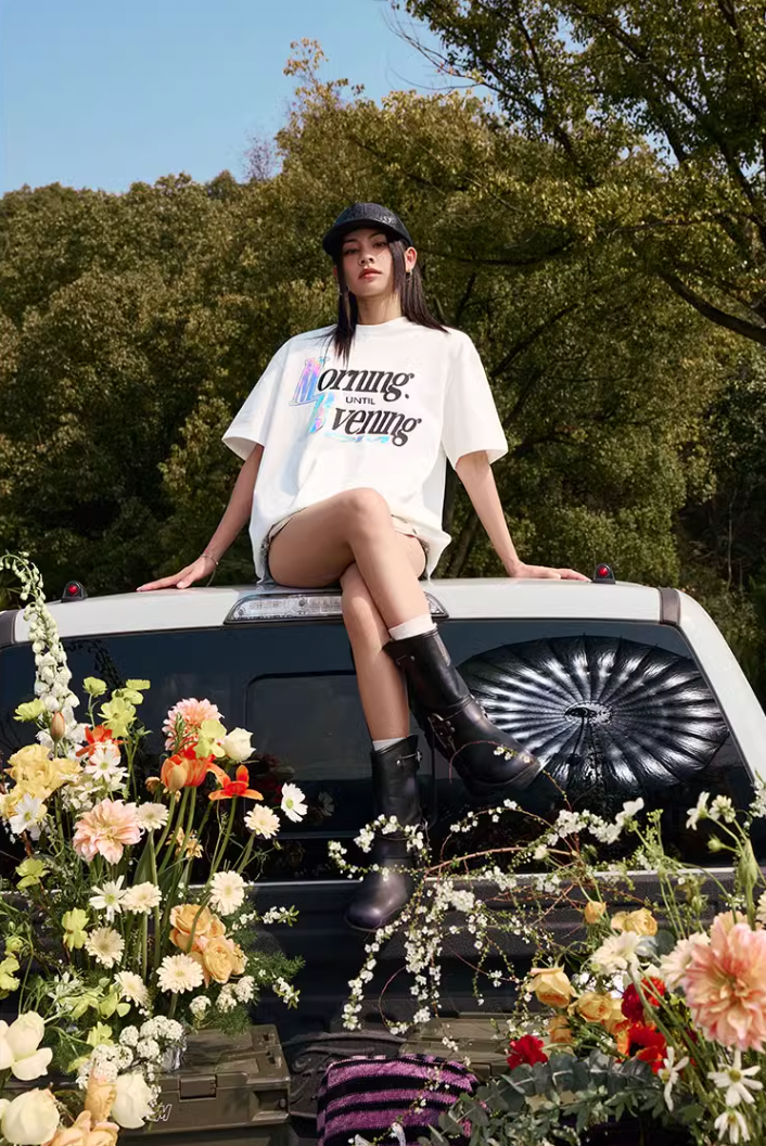 MEDM Laser Stickers Tee