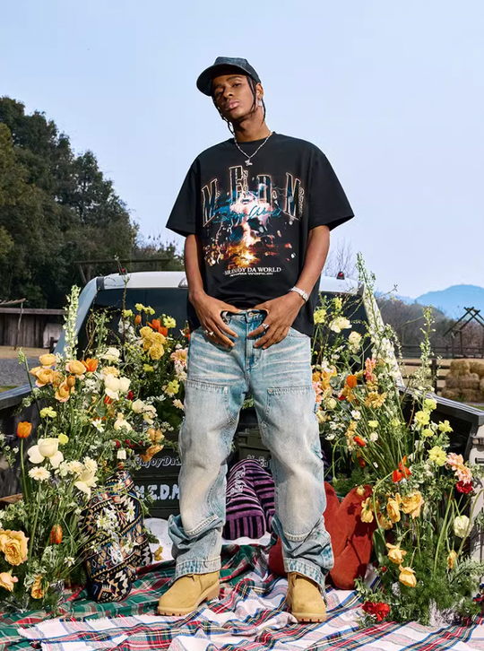 MEDM Lightning Printed Tee