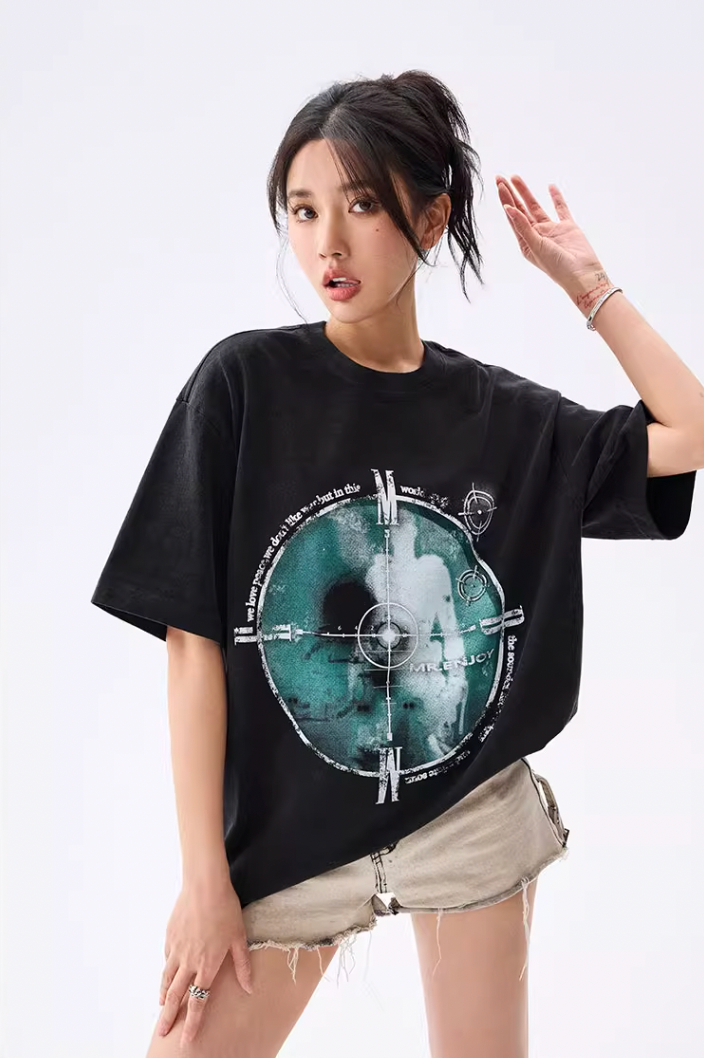 MEDM Washed Heat Set Oil Tee