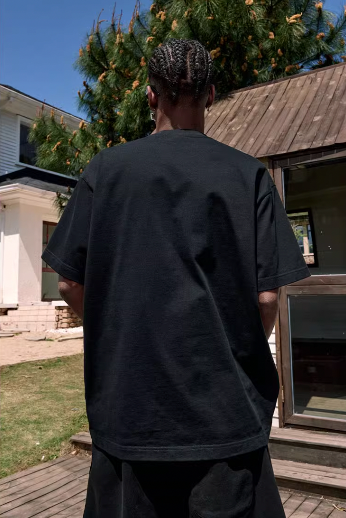 MEDM Sugar Frosted Fudge Gradient Printed Tee