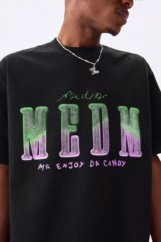 MEDM Sugar Frosted Fudge Gradient Printed Tee
