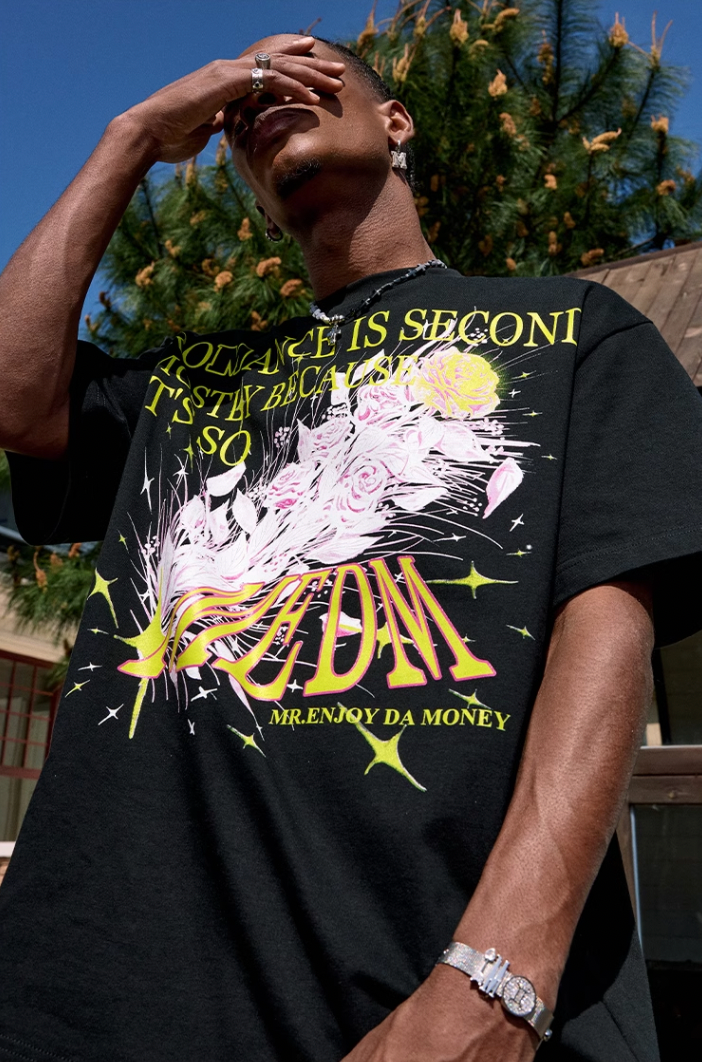 MEDM Crystal Rose Tee