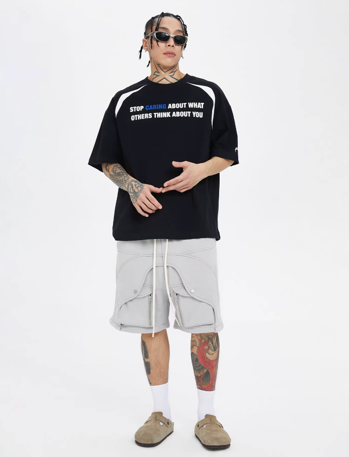 F2CE Basic Slogan Letter Printed Tee