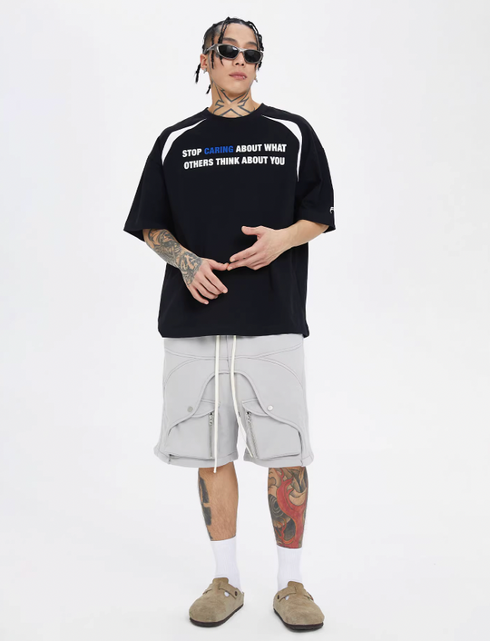 F2CE Basic Slogan Letter Printed Tee