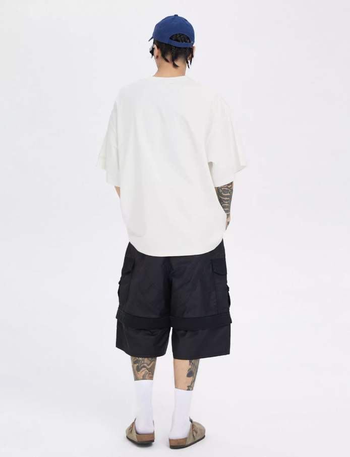 F2CE Basic Slogan Letter Printed Quick Dry Tee