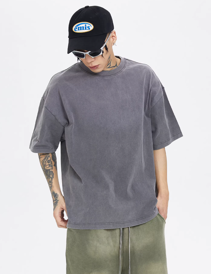 F2CE Washed Gradient Distressed Tee