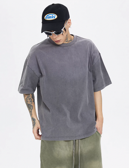 F2CE Washed Gradient Distressed Tee