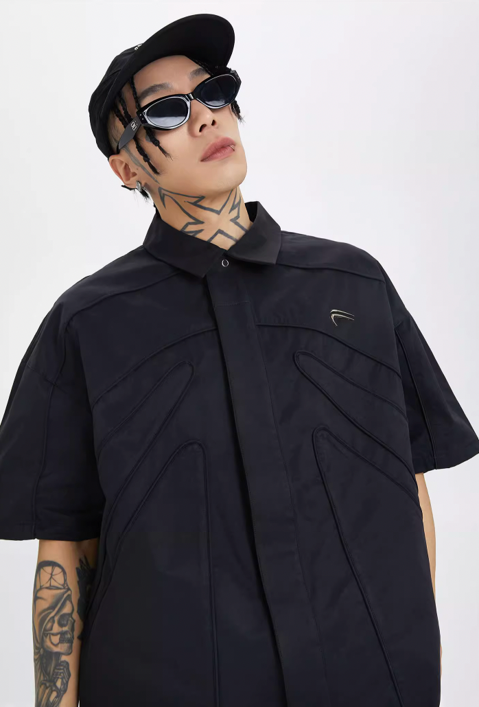 F2CE Dark Bone 3D Metal Logo Shirt