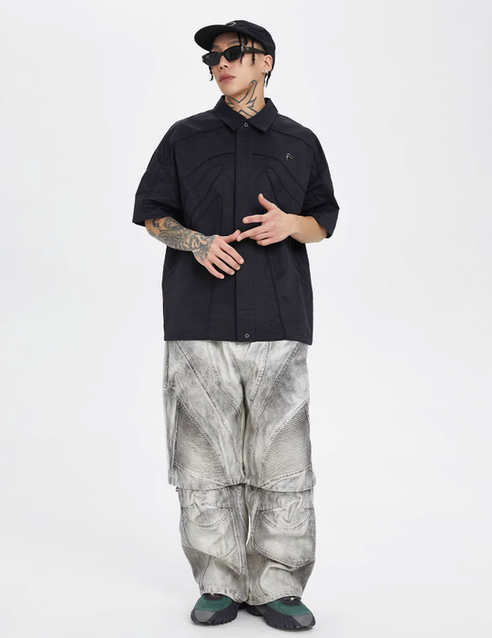 F2CE Dark Bone 3D Metal Logo Shirt