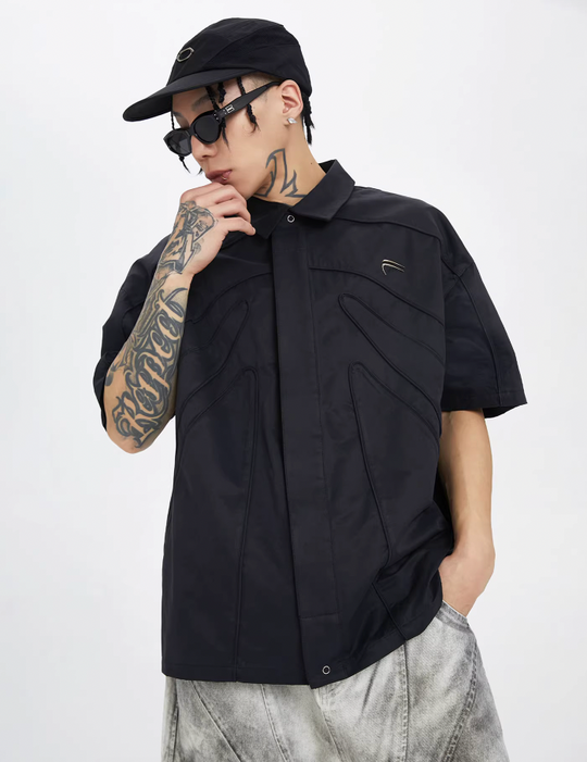 F2CE Dark Bone 3D Metal Logo Shirt