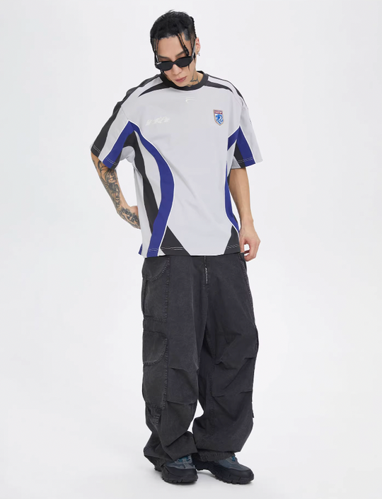 F2CE Large Pockets Workwear Pleated Wide Leg Pants