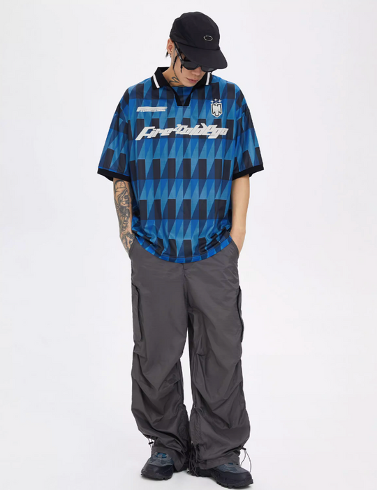 F2CE Pleated Punch Nylon Draped Paratrooper Pants