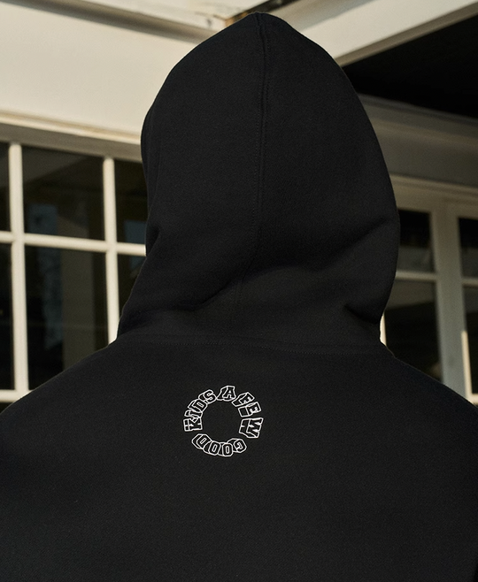 AFGK Morphing Font Horse Printed Embroidery Hoodie