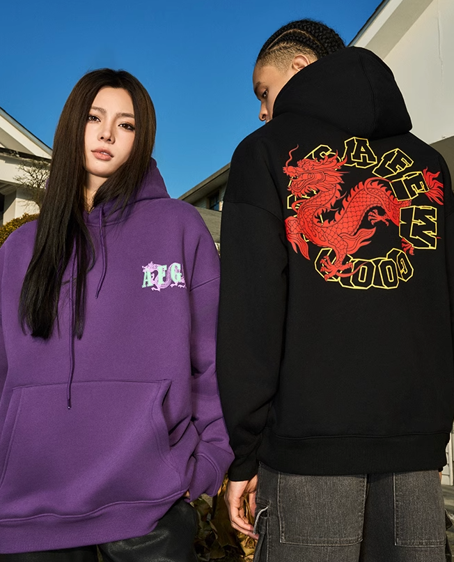 AFGK Dragon Ring Logo Hoodie