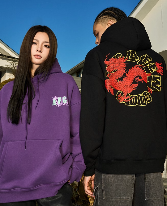 AFGK Dragon Ring Logo Hoodie