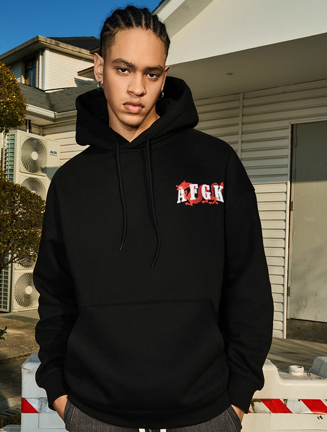AFGK Dragon Ring Logo Hoodie