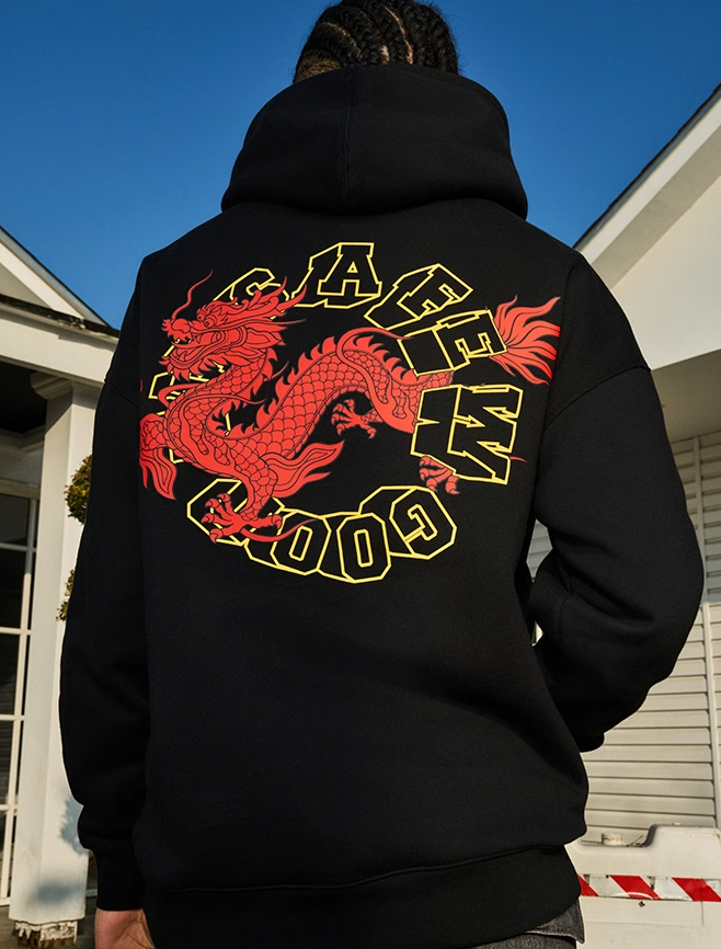 AFGK Dragon Ring Logo Hoodie