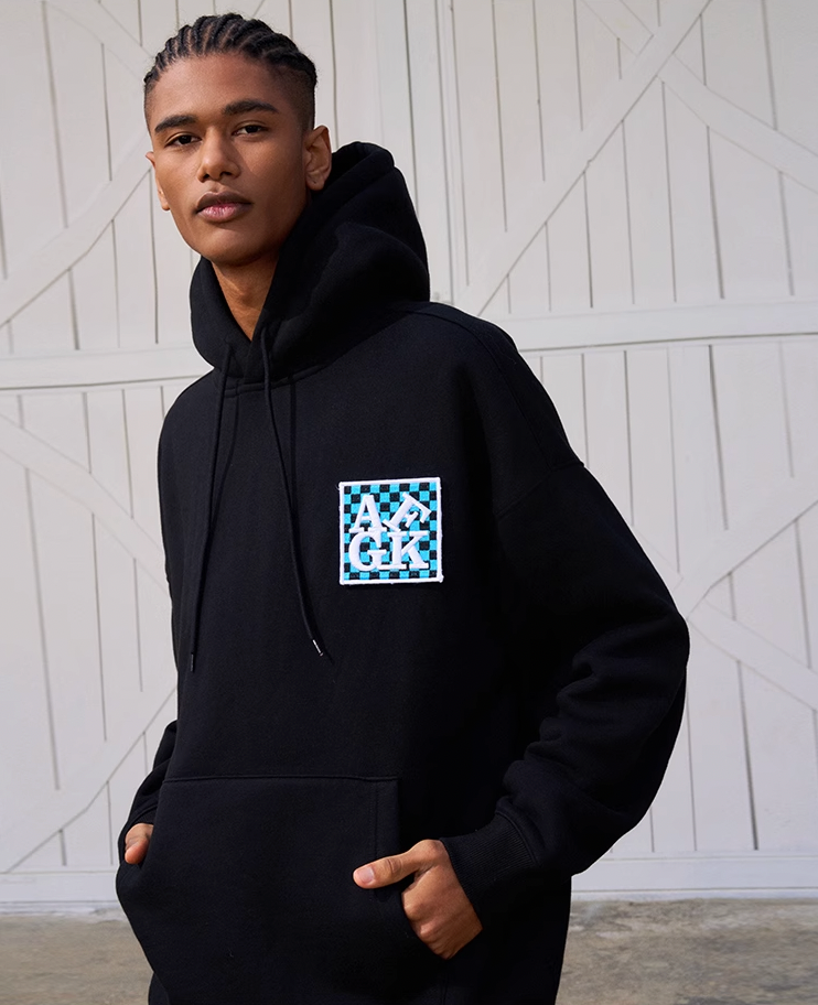 AFGK Velcro Logo Hoodie