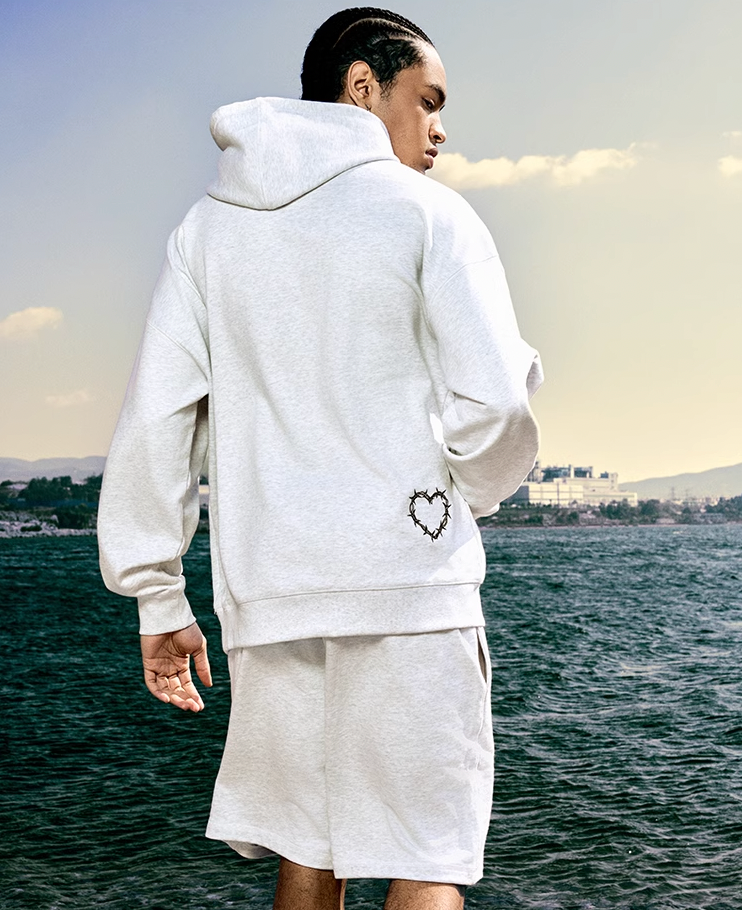 AFGK Stitch Line Embroidery Hoodie