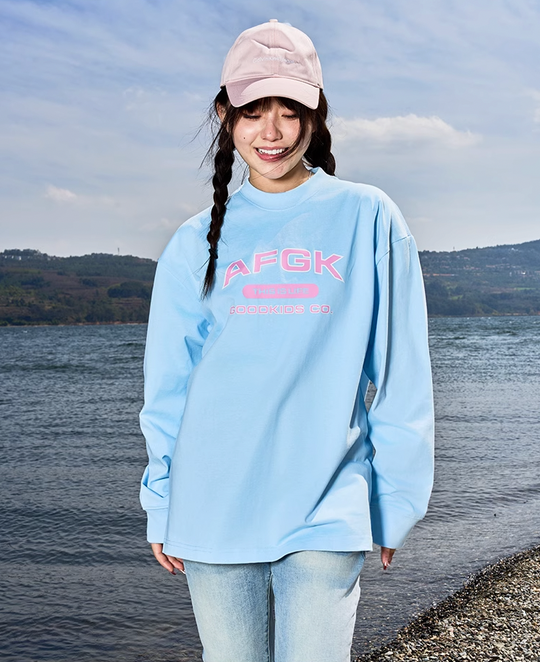 AFGK Letters Basic Long Sleeved Tee