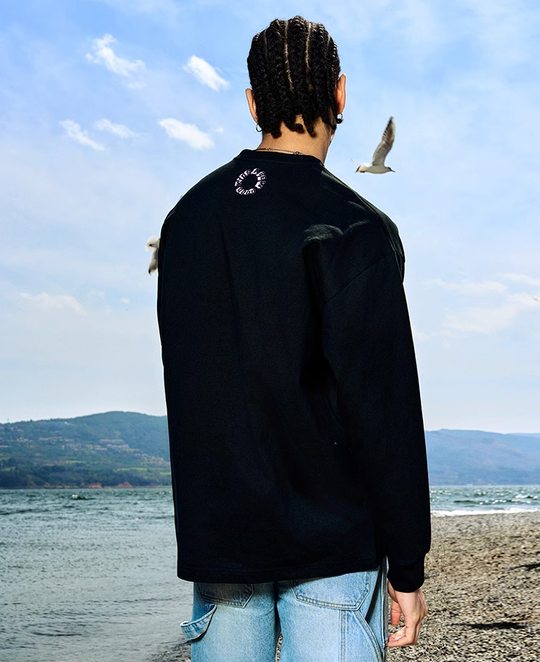 AFGK Letters Basic Long Sleeved Tee